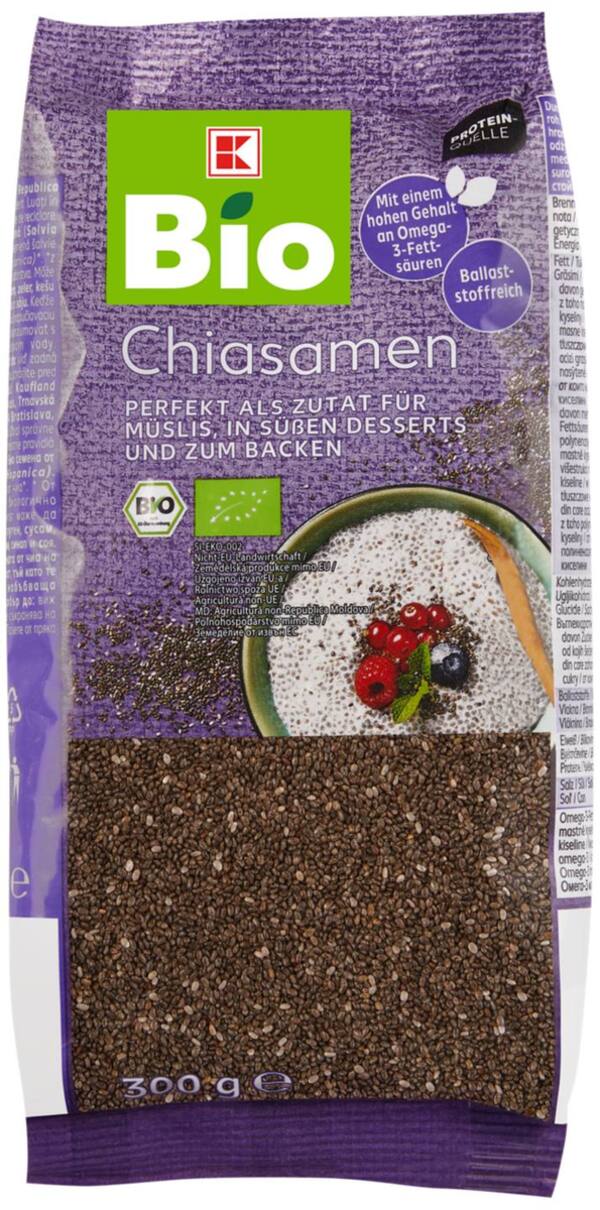 Bild 1 von K-BIO Bio-Chiasamen, 300-g-Packg.