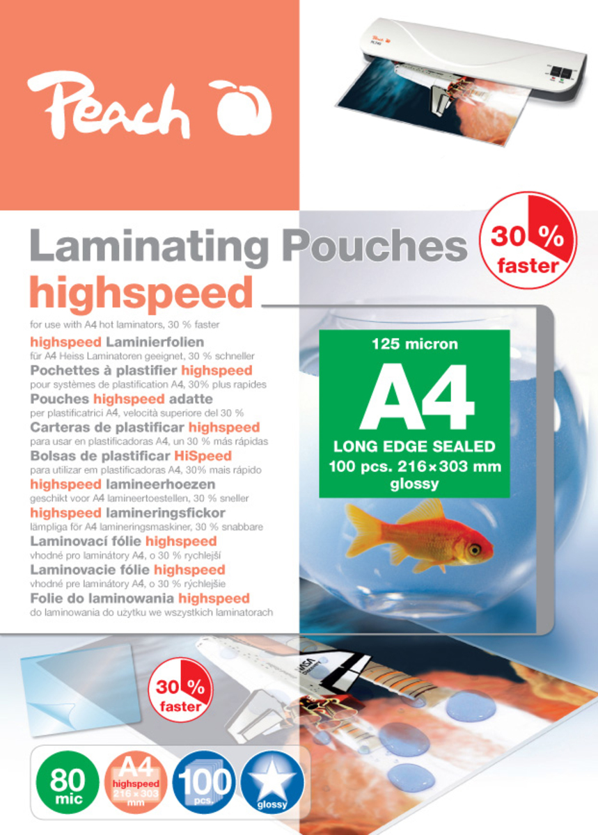 Bild 3 von HighSpeed Laminierfolien A4, 80 mic, express, 100 Stk.