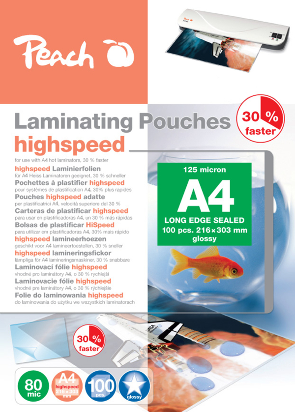 Bild 3 von HighSpeed Laminierfolien A4, 80 mic, express, 100 Stk.