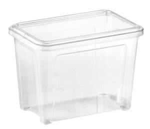 aro Combi Box, 26.2 x 17 x 18.8 cm, 4.6 L, mit Deckel, transparent