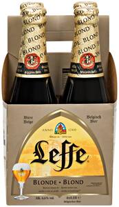 LEFFE Blonde oder Brune, Packg. 4 x 0,33-l-Fl.