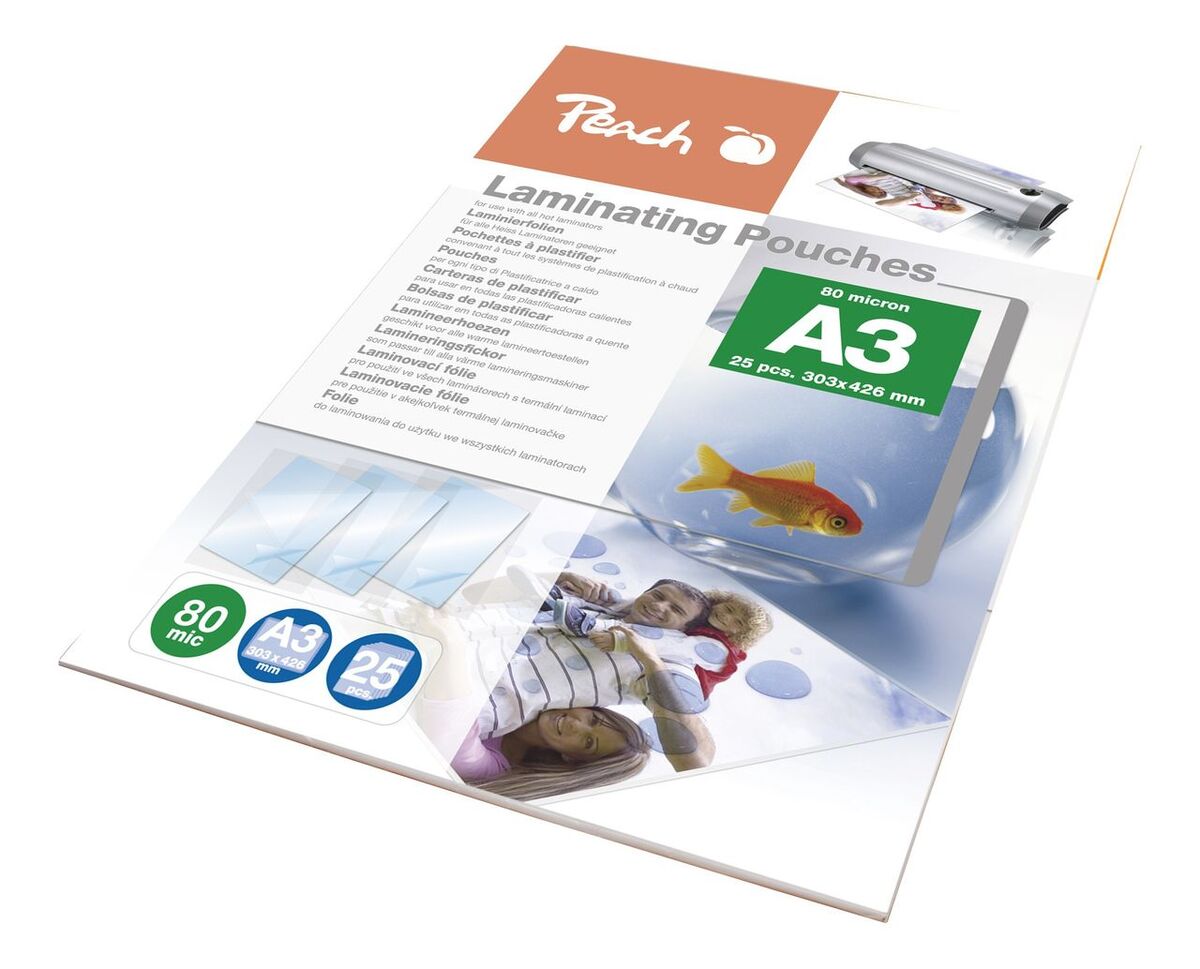 Bild 1 von Laminierfolien A3, 80 mic, glänzend, 25 Stk.