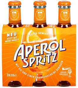 APEROL Spritz, Packg. 3 x 0,2-l-Fl.