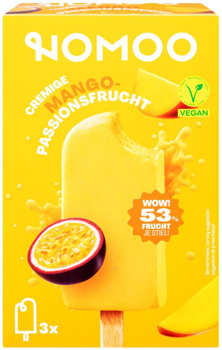 Bild 2 von NOMOO Veganes Stieleis, 3 St. = 195-ml-Packg.