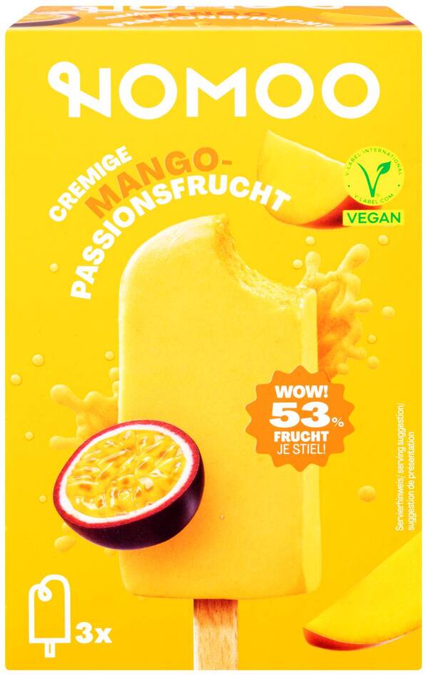 Bild 2 von NOMOO Veganes Stieleis, 3 St. = 195-ml-Packg.