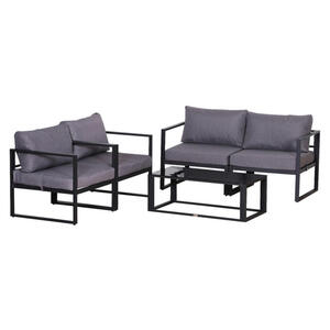 Outsunny Lounge-Set 4-tlg