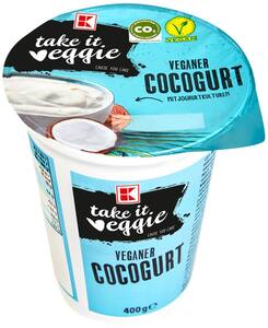 K-TAKE IT VEGGIE Veganer Cocogurt vegan, versch. Sorten, 400-g-Becher