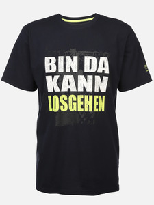 Herren T-Shirt mit lustigen Sprüchen Blau