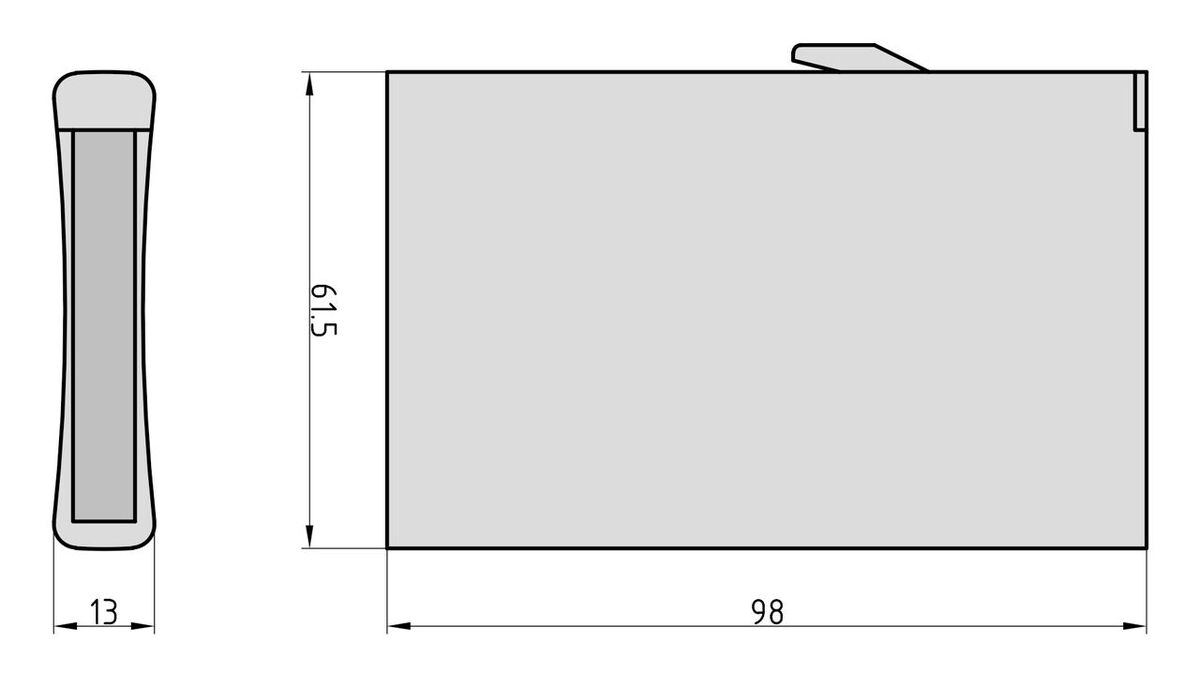 Bild 2 von Kartenetui/Kreditkartenhülle - silber