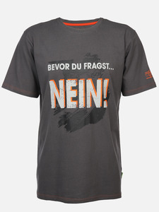 Herren T-Shirt mit lustigen Sprüchen Grau