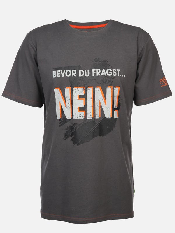 Bild 1 von Herren T-Shirt mit lustigen Sprüchen Grau