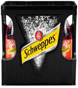 SCHWEPPES Erfrischungsgetränk, Ka. 6 x 1-l-PET-Fl.