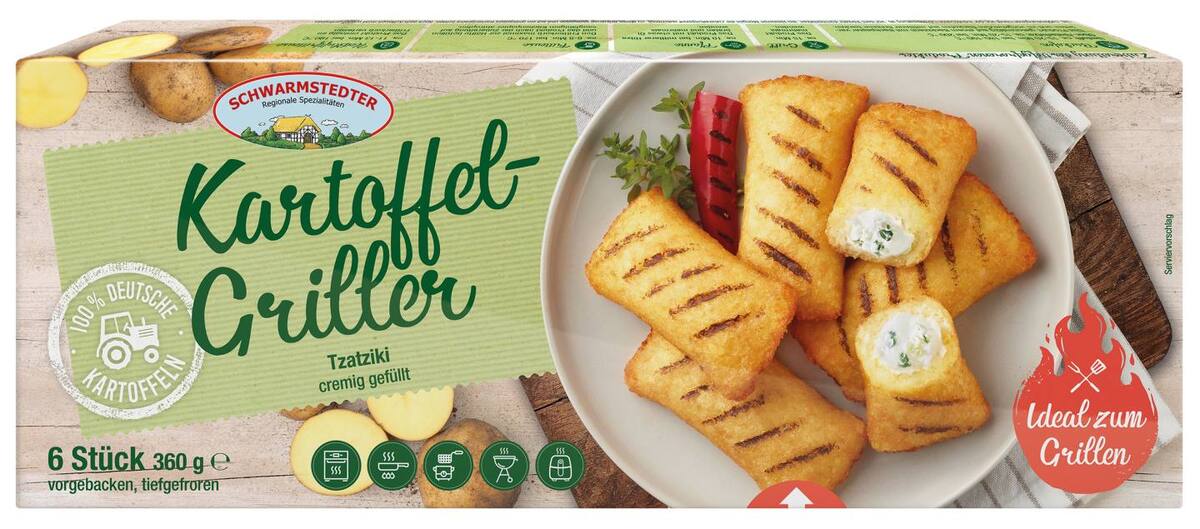 Bild 1 von SCHWARMSTEDTER Kartoffel-Griller, 6 St. = 360-g-Packg.