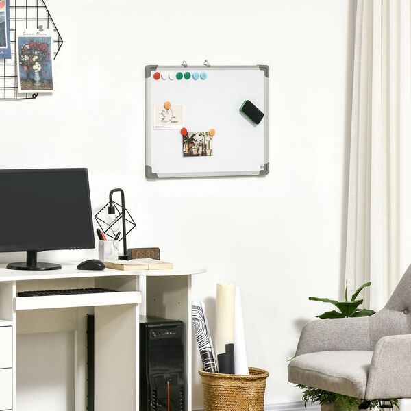 Bild 2 von Whiteboard Magnetisch Magnettafel mit 4 Markern 1 Radiergummi 10 Magnet Staffelei Wandmontage leicht