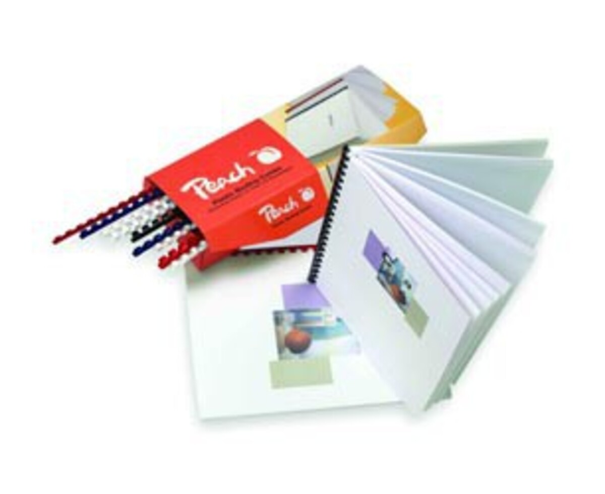 Bild 1 von Binderücken 6mm, für je 25 Blatt A4, blau, 100 Stück - PB406-04