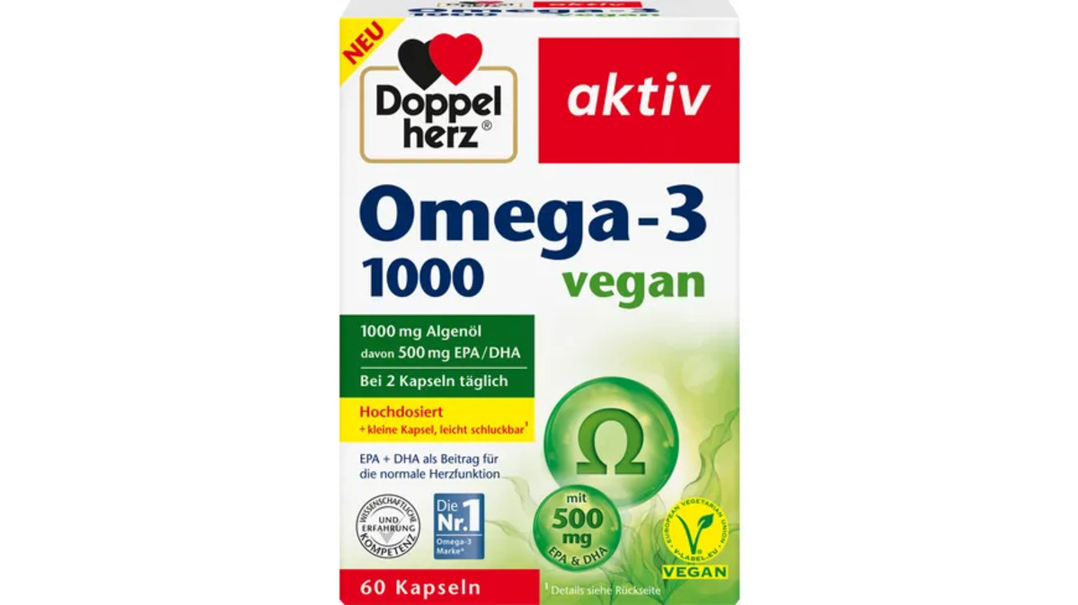Bild 1 von Doppelherz Omega-3 1000 vegan