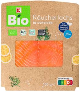 K-BIO Bio-Räucherlachs, 100-g-Packg.