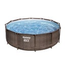 Bild 1 von Bestway Aufstellpool 'Steel Pro Max™' braun Ø 366 x 100 cm, Komplett-Set