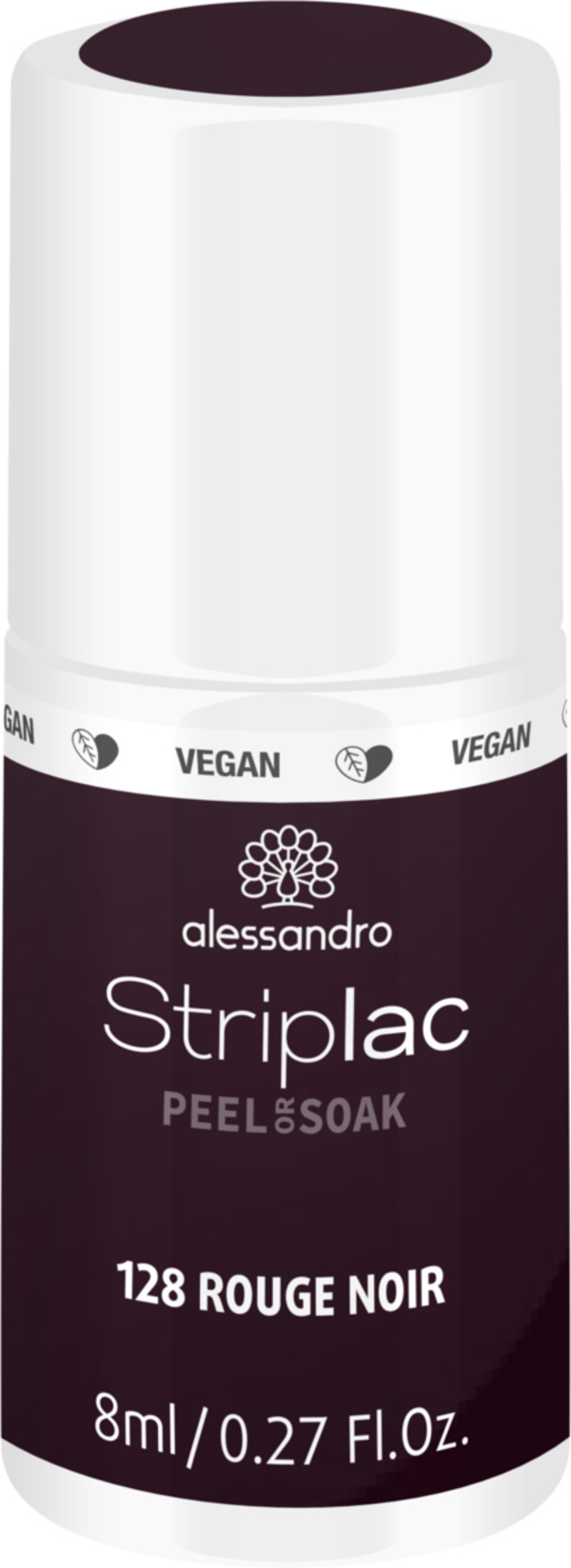 Bild 1 von Alessandro STRIPLAC PEEL OR SOAK ROUGE NOIR -VEGAN, 8 ml