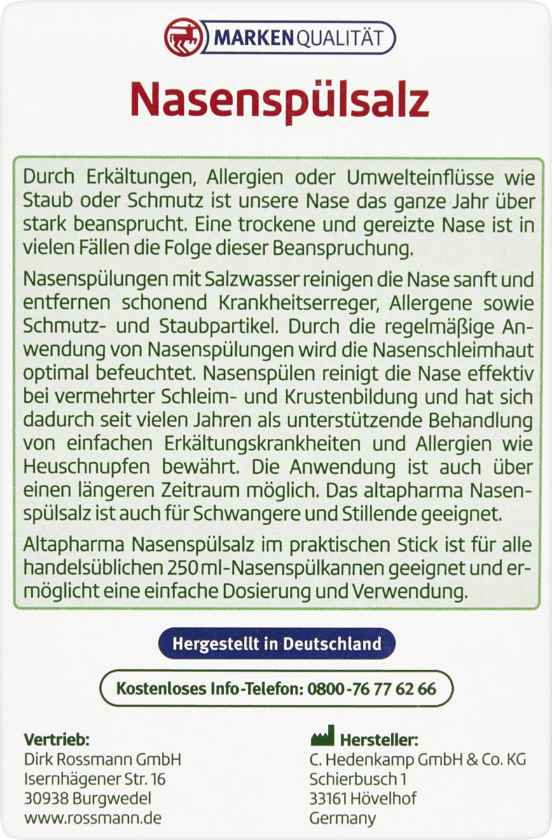 Bild 3 von altapharma Nasenspülsalz