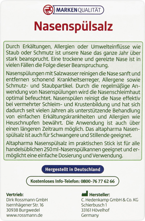 Bild 3 von altapharma Nasenspülsalz