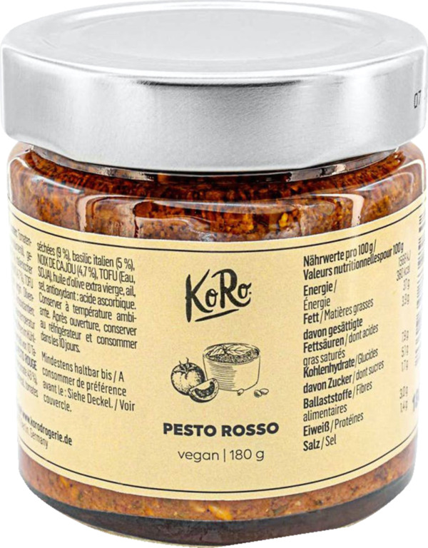 Bild 1 von KoRo Pesto Rosso vegan, 180 g