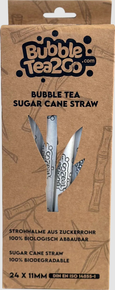 Bild 1 von BubbleTea2Go Strohhalme aus Zuckerrohr