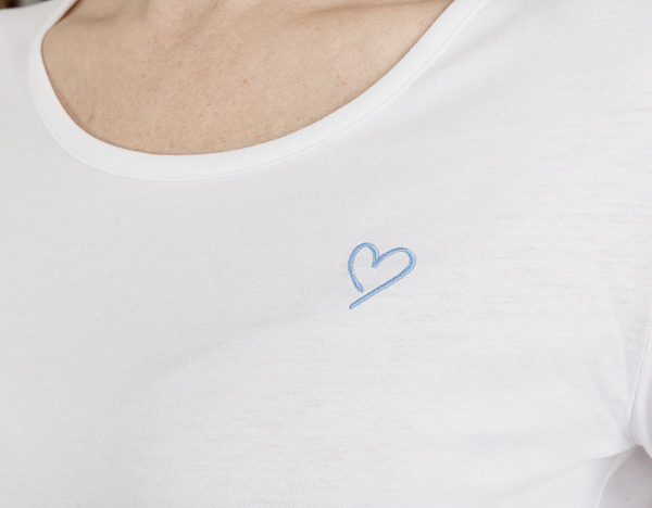 Bild 4 von IDEENWELT Pyjama 2-teilig, hellblau-weiß Gr. XL