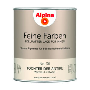 Alpina Feine Farben 'Tochter der Antike' weiß-beige matt 750 ml