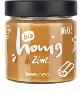 bee.neo Bio Honig & Zimt, 230 g