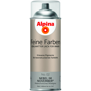 Alpina Feine Farben 'Nebel im November' mittelgrau matt 400 ml