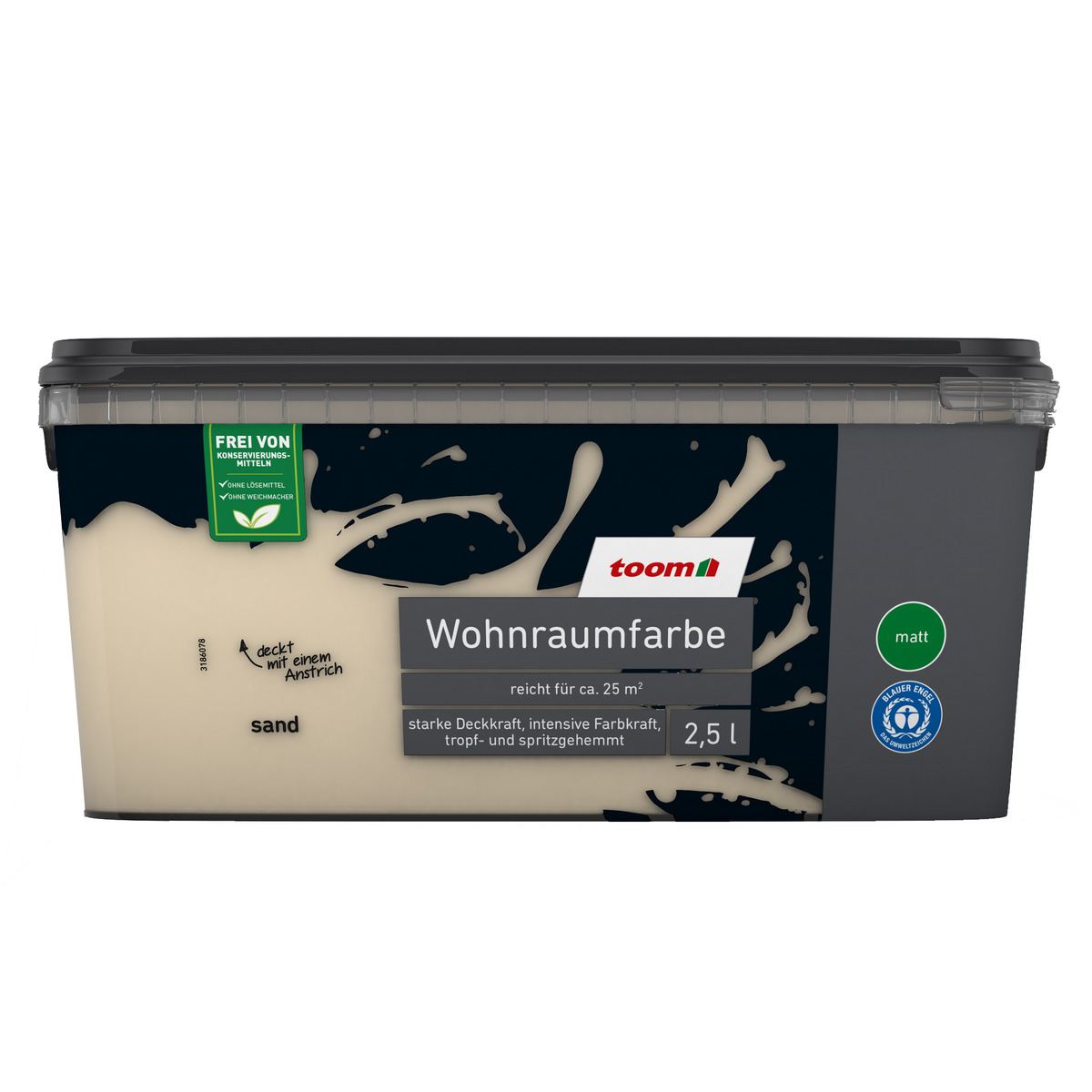 Bild 1 von toom Wohnraumfarbe sandfarben matt 2,5 l