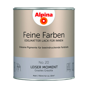 Alpina Feine Farben 'Leiser Moment' fliederfarben matt 750 ml