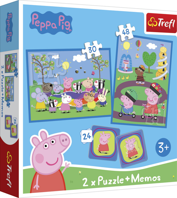 Bild 1 von Trefl 2 x Puzzle + Memo Peppa Pig