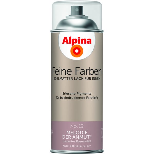 Bild 1 von Alpina Feine Farben 'Melodie der Anmut' altrosa matt 400 ml