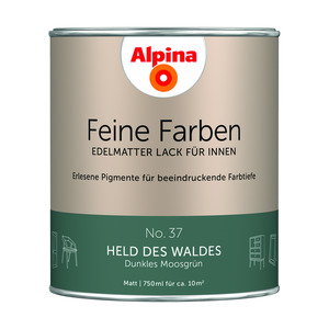 Alpina Feine Farben 'Held des Waldes' moosgrün matt 750 ml