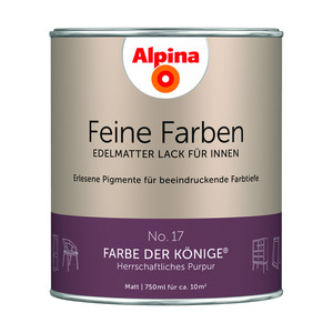 Alpina Feine Farben 'Farbe der Könige' purpurrot matt 750 ml