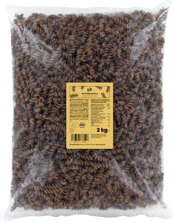 Bild 1 von KoRo Bio Vollkorn Dinkelnudeln, 2 kg