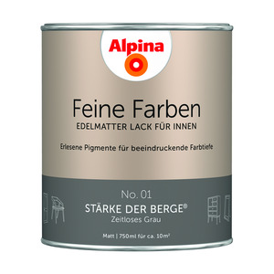 Alpina Feine Farben 'Stärke der Berge' grau matt 750 ml