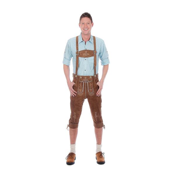 Bild 1 von Trachtenlederhose Kniebundhose Wildbockleder