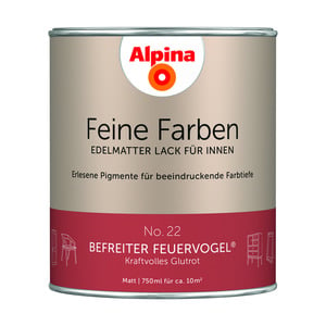 Alpina Feine Farben 'Befreiter Feuervogel' rostrot matt 750 ml