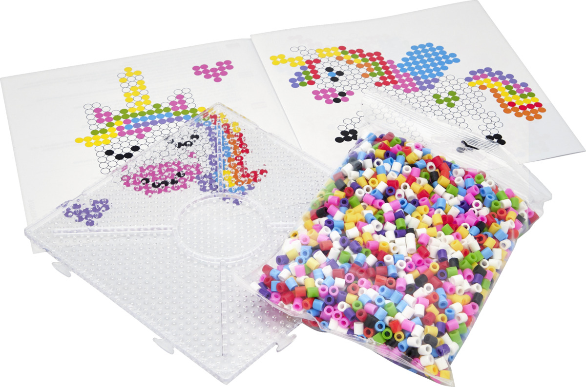 Bild 1 von IDEENWELT Bügelperlenset Einhorn