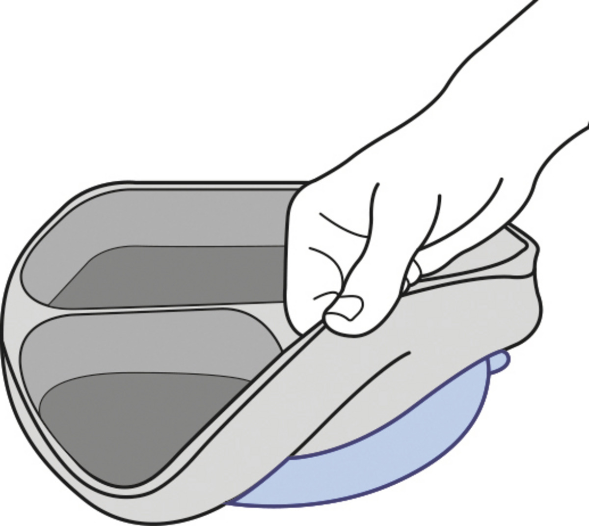 Bild 2 von IDEENWELT Silikonteller mit Saugnapf beige