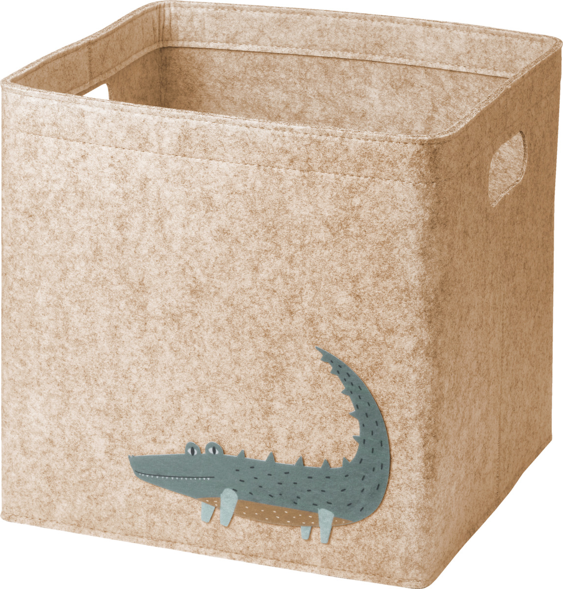 Bild 1 von IDEENWELT Kinder-Spielzeugbox Krokodil 30x30x30cm