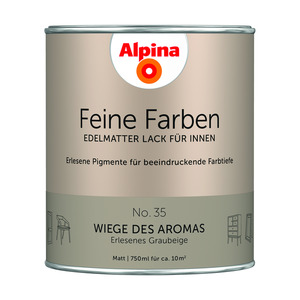 Alpina Feine Farben 'Wiege des Aromas' graubeige matt 750 ml