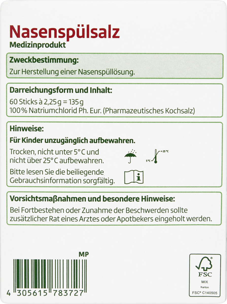 Bild 2 von altapharma Nasenspülsalz