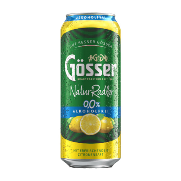 Bild 1 von GÖSSER Naturradler 0,0 % 0,5L