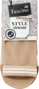 Fascino Socken mit Netz-Optik beige Gr. 39-42