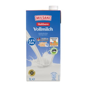 MILSANI Haltbare Vollmilch 1L