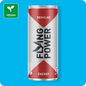 FLYING POWER Energy Drink, Regular oder Zero